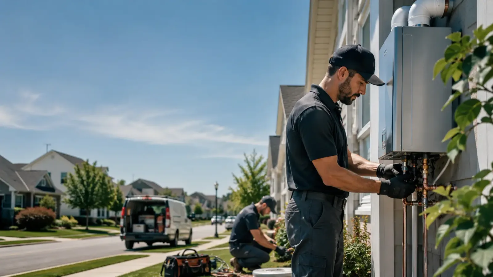 Tankless Water Heater Installation in Ben Franklin, TX